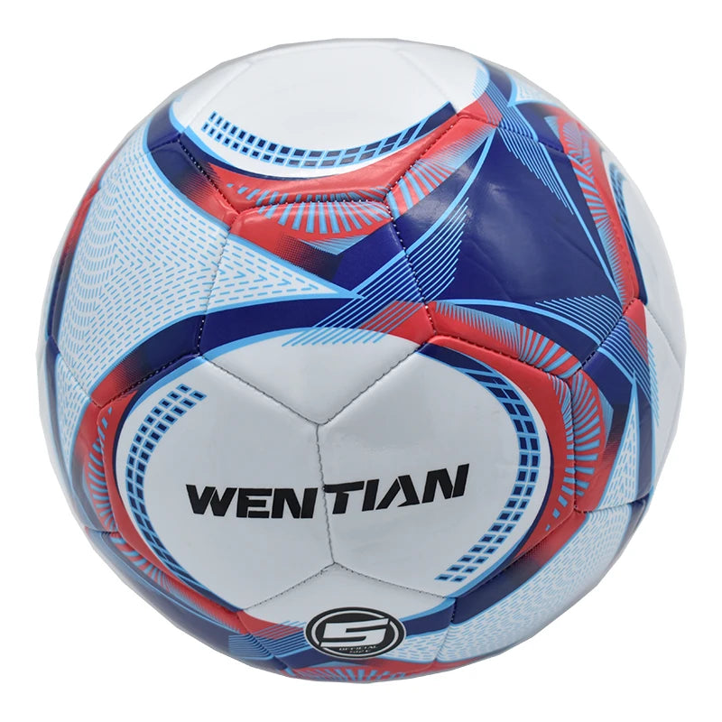 Size 5 Official Soccer Ball PU Leather Classic Design Wear-Resistant Outdoor Sports Football for Team Wear